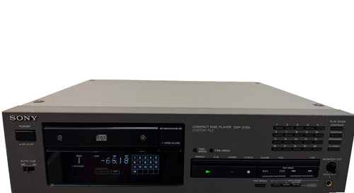 Sony cdp 2700 - sony, cdp-2700